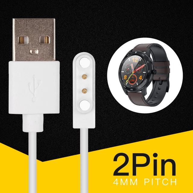 2 Pin 4mm Magnetic Charger For Smart Watch Bracelet Charging Cable