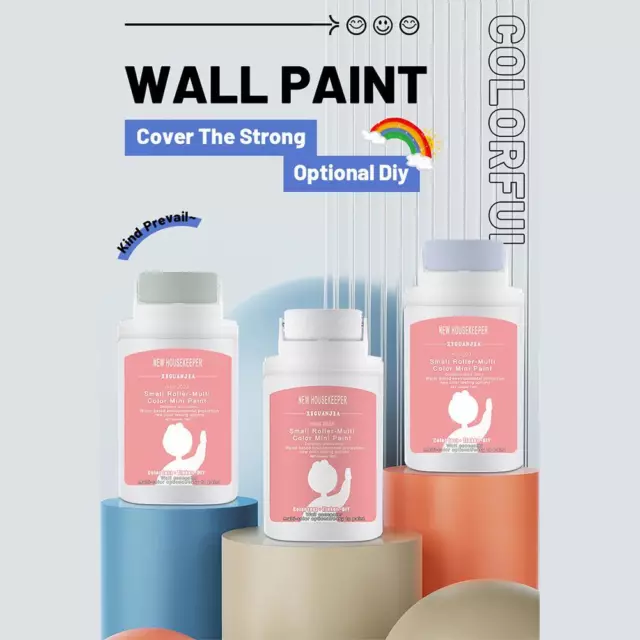Spazzola rullo in pasta riparazione parete vernice lattice per spazzola crema da parete rotolamento M2P9
