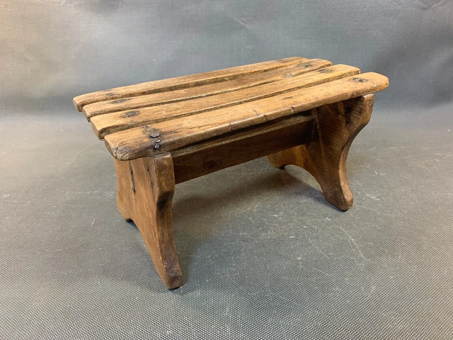 Tabouret Bois Acajou 28cm - Support Plantes Déco Naturelle