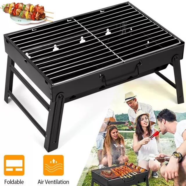 BBQ Grill Holzkohlegrill Camping Klappgrill Tragbar Outdoor Picknickgrill DHL