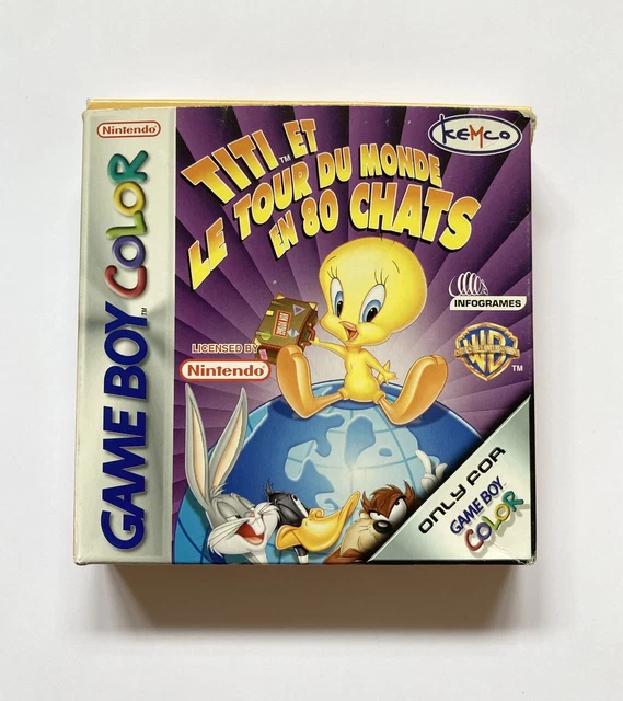 Notice De Jeu GameBoy Color : Titi Et Le Tour Du Monde En 80 Chats - Très Bon état