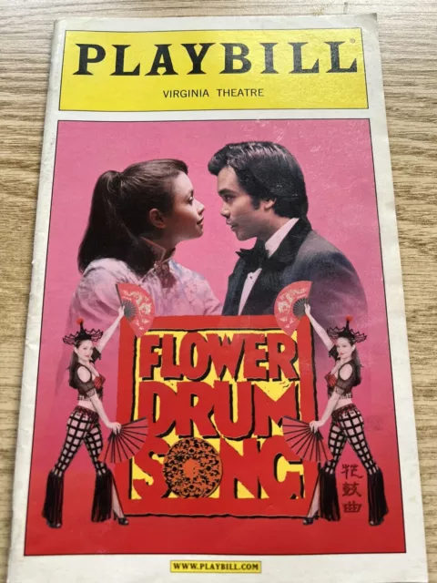 Flower Drum Song -  2002 Playbill Virginia Theatre Lea Salonga&Randall Duk Kim