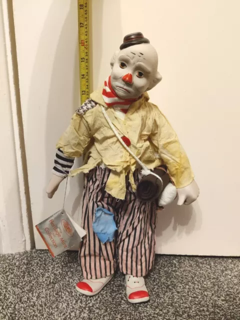 THE HERITAGE MINT Collection Tall Clown Porcelain Doll 1989 Vintage 25.00 PicClick UK