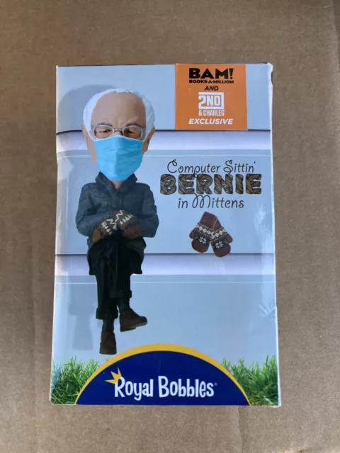 Royal BobblesComputer Sittin' Bernie Sanders in Mittens LE Exclusive Bobblehead