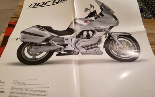 Catalogue brochure Prospectus moto guzzi norge 1200 gamme 2006