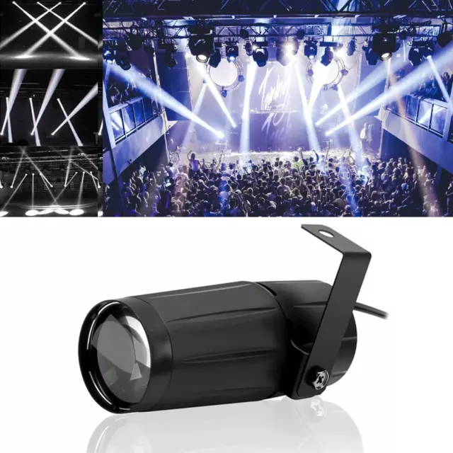 30W LED Pinspot Punktstrahler Spiegekugel Spot Beam Bühnenlicht Disco Xmas Party