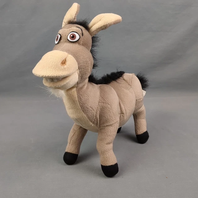 SHREK 2 DONKEY 10" Plush Stuffed Animal Toy DreamWorks Nanco 2004 Movie