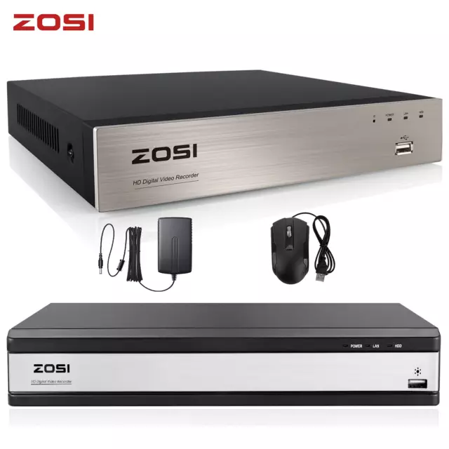 ZOSI CCTV DVR Recorder 8 16 Channel 1080P HDMI VGA for Home Security System Kit