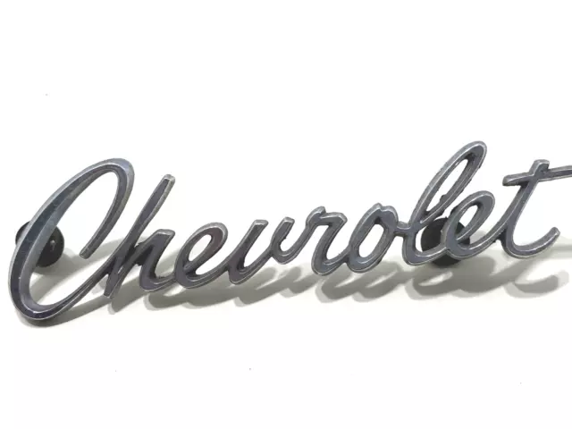 Vintage CHEVROLET Car Hood Grill Emblem - 6"