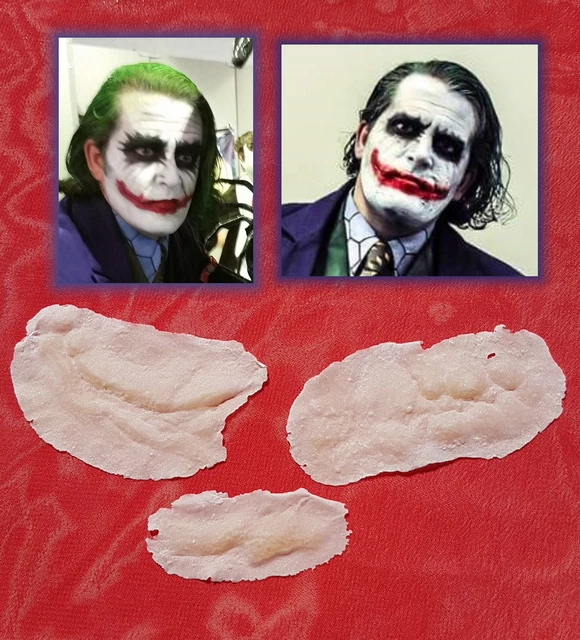 Joker Scars Prosthetic Appliances Batman Dark Knight Heath Ledger