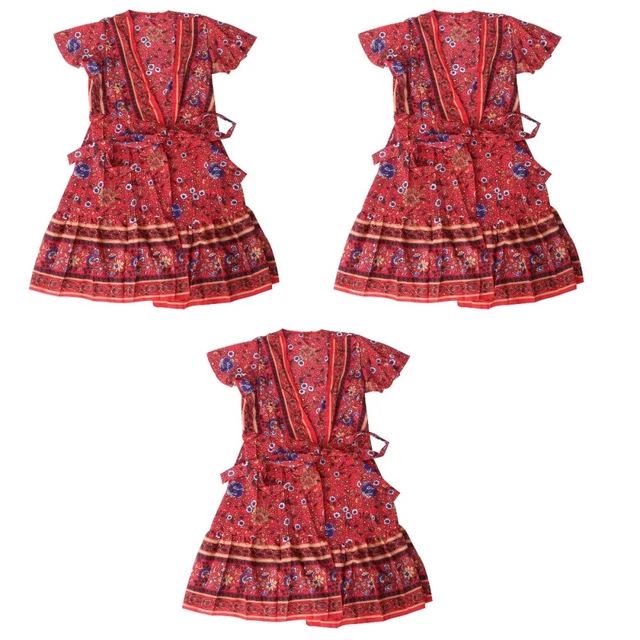 3 Pieces Summer Dress Bohemian Dress Vestidos Para Mujeres Lace
