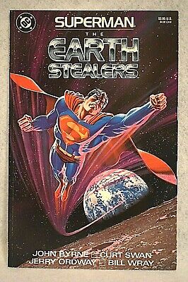 DC Superman: The Earth Stealers Graphic Novel 1988 1st Superman One-Shot