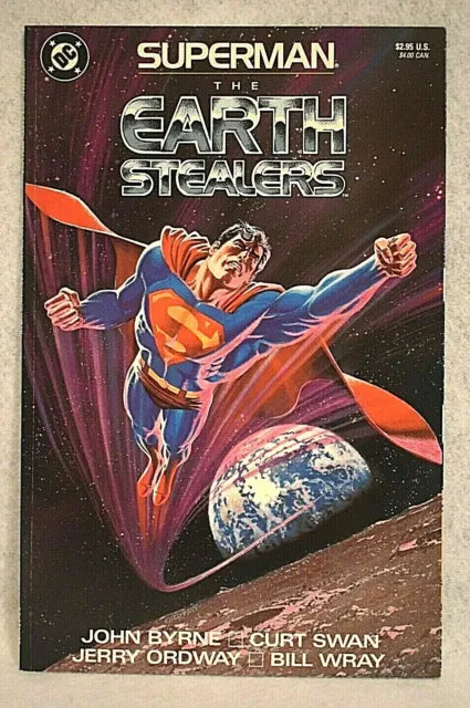 DC Superman: The Earth Stealers Graphic Novel 1988 1st Superman One-Shot