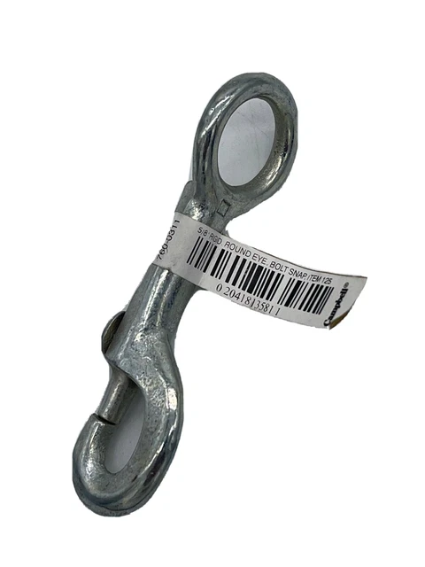 B7600311 Campbell 5/8 Snap Quick Swivel Round Eye #121 ZINC FINISH