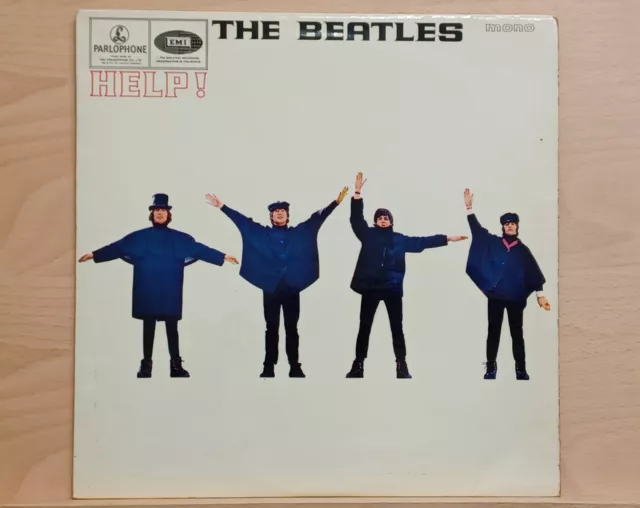 The Beatles Help! Vinyl Record LP Mono EMI PMC 1255