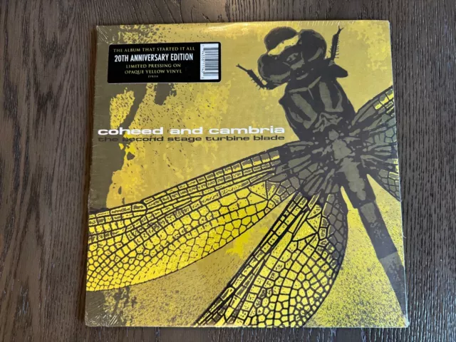 Coheed And Cambria Second Stage Turbine Blade Vinyl LP SEALED 500 Yellow YOLK