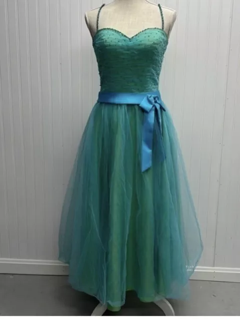 Flirt‎ Maggie Soterro Tulle Strapless Ballgown Prom Dress Sz 6