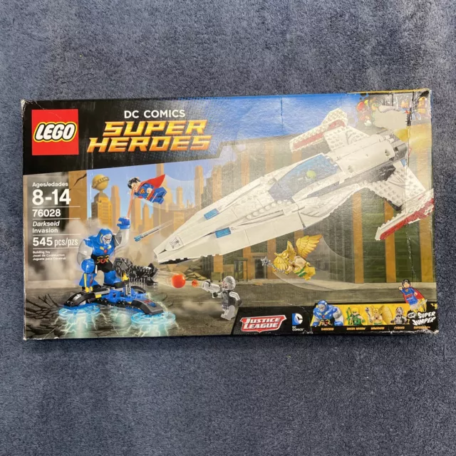 LEGO DC 76028 Darkseid Invasion Open Box Sealed Bags New