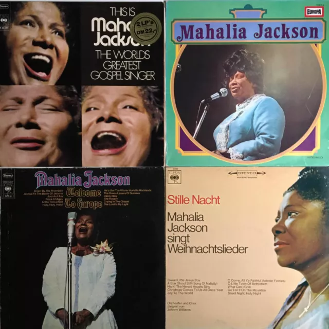 6 LPs MAHALIA JACKSON Gospel Blues Schallplatten Sammlung Plattensammlung Vinyl