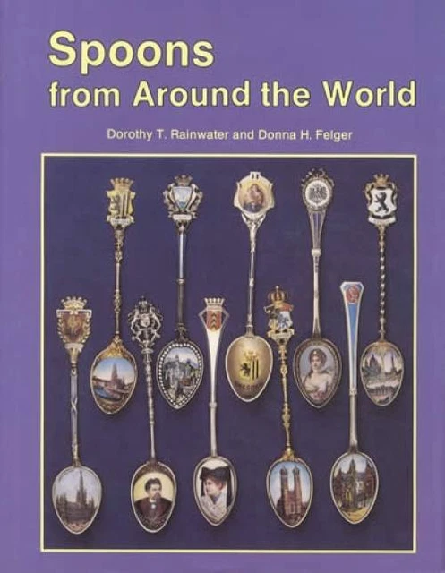 Spoons from Around the World BOOK Souvenir Salt Mustache Medicine Bonbon Caddy