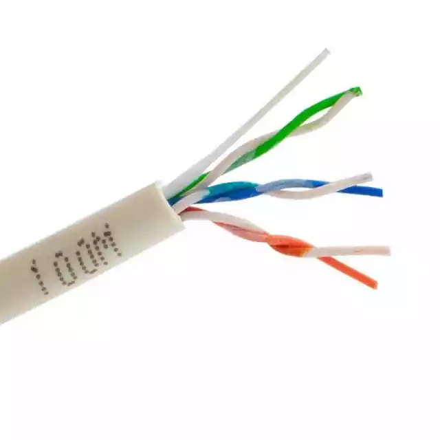 10m BT Telephone Cable Wire 3 Pair 6 Core White Phone Cable