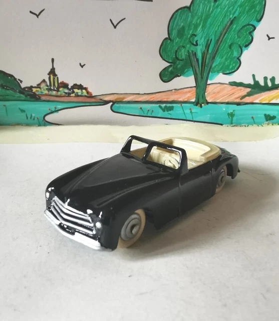 Dinky Toys 24S Simca 8 Sport - Pare-brise Fin, Jantes Grises - Occasion