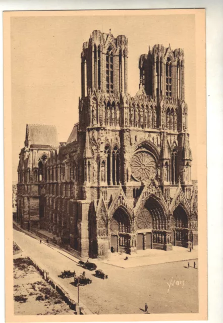 51 - cpa - REIMS - La cathédrale