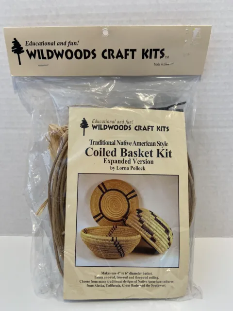 Kits artesanales Wildwoods kit de cesta enrollada versión ampliada por Lorna Pollock