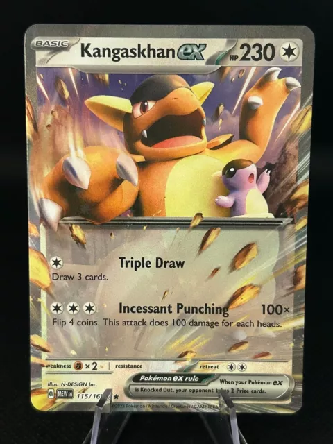 Pokemon Card TCG Kangaskhan ex 115/165 RR Japanese Pokemon Card