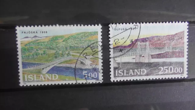 Island (1992)  768-69  gestempelt