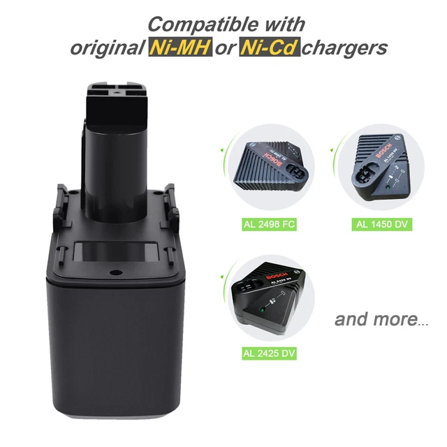 BATTERIE ELECTROPORTATIF de type BOSCH BAT045 12V 3.0Ah Ni-Mh RB276