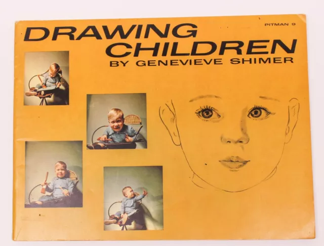 Vintage Art Book Drawing Children by Genevieve Shimer Book Pitman 9 Art