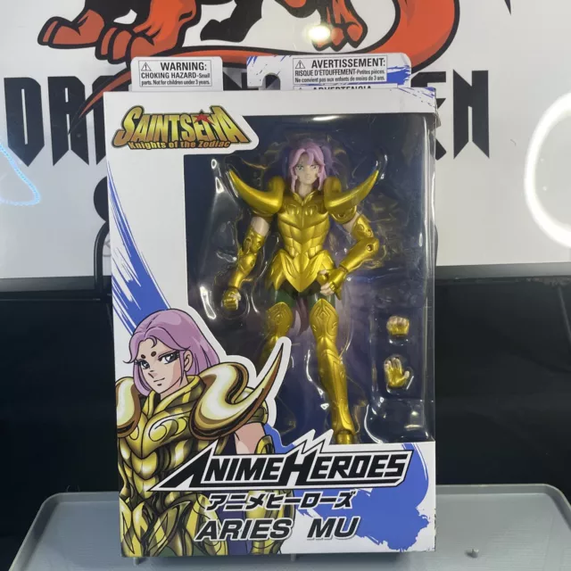 Bandai Knights of the Zodiac Aries Mu Anime Heroes 6.5-in Action Figure