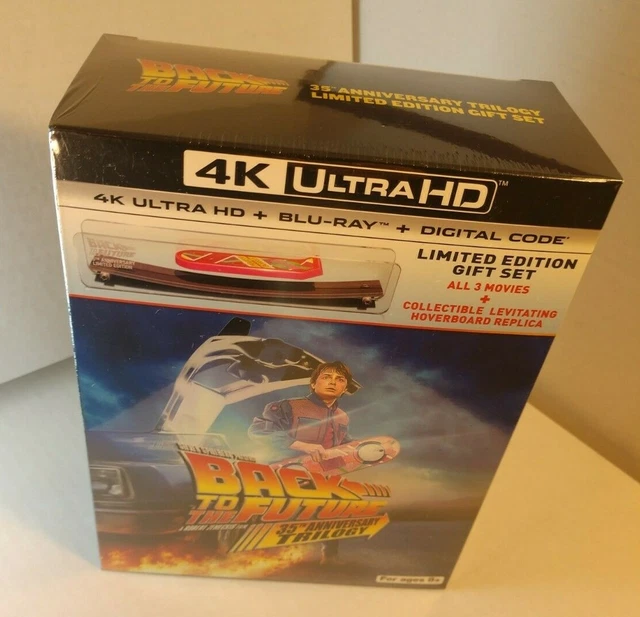 BACK TO THE Future Trilogy(4K+Bluray+Digital)+Collectible Levitating