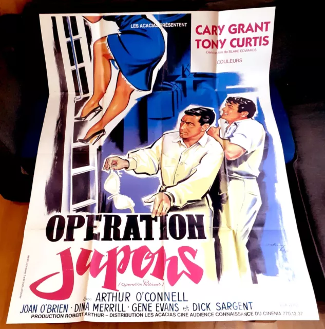 Opération Jupons - Blake EDWARDS / Tony CURTIS / Cary GRANT - Affiche Cinéma