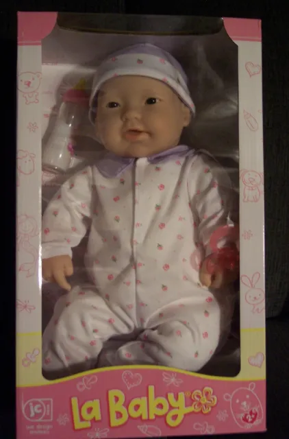 Berenguer Asian 20-inch Large Soft Body Baby Doll JC Toys La Baby  NEW