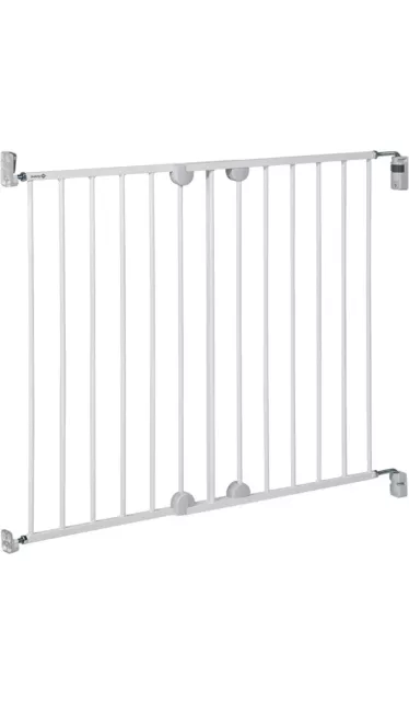 Safety 1st Wall Fix Extending Metal Safety Baby Gate... Min 62cm To Max 102cm