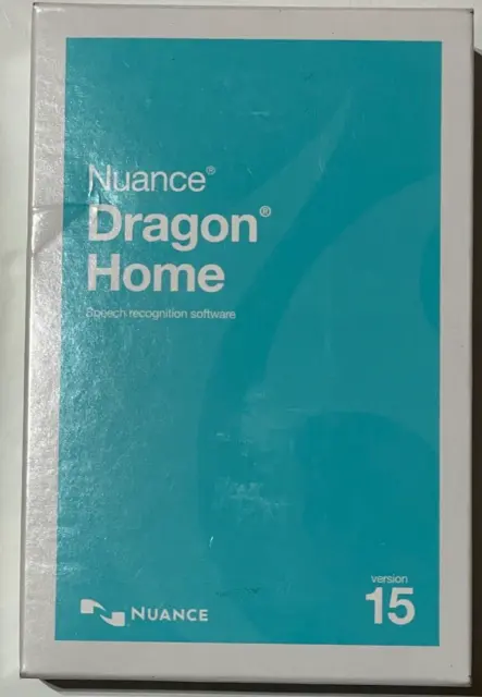 Nuance Dragon Home Speech Recognition Software Version 15