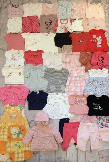 Huge Baby Girls 0-3 Months/Newborn Clothes Bundle Jacket Jumper Joggers