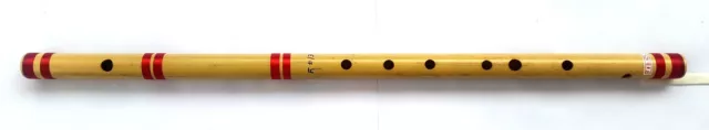 Handmade Indian Professional Bamboo Flute F Sharp Bass 440 Hz Bansuri 27 Inches