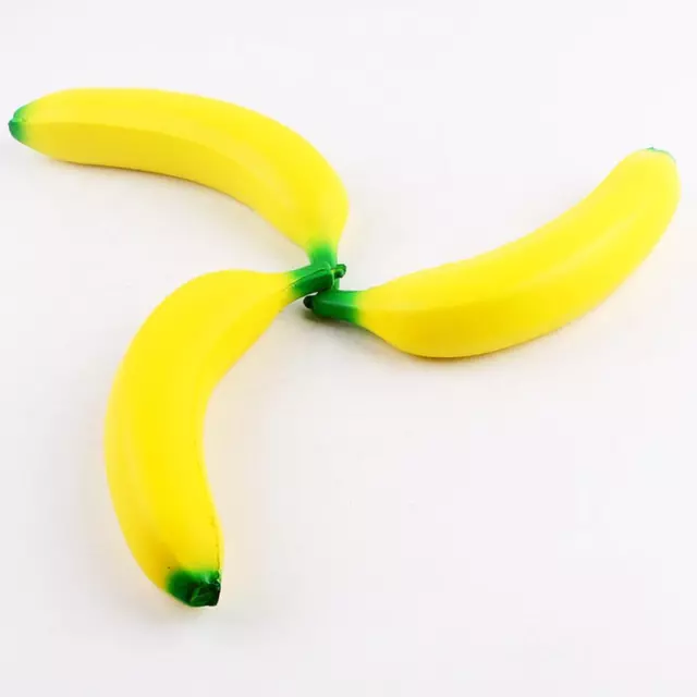 (Yellow)Jouet Banane Extensible Jouet Anti-Stress Compressible Avec Matériau