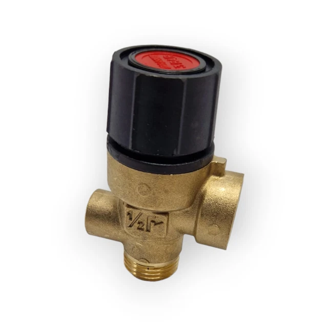 Ariston Chaffoteaux 998447 Valvola Sicurezza 3 Bar 1/2 Con Attacco 1/4 Per Calda