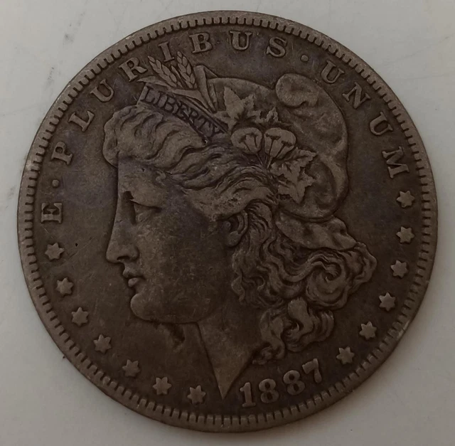 Cb- Moneta 1 Dollaro Argento Morgan Stati Uniti Usa 1887 - Gtts34