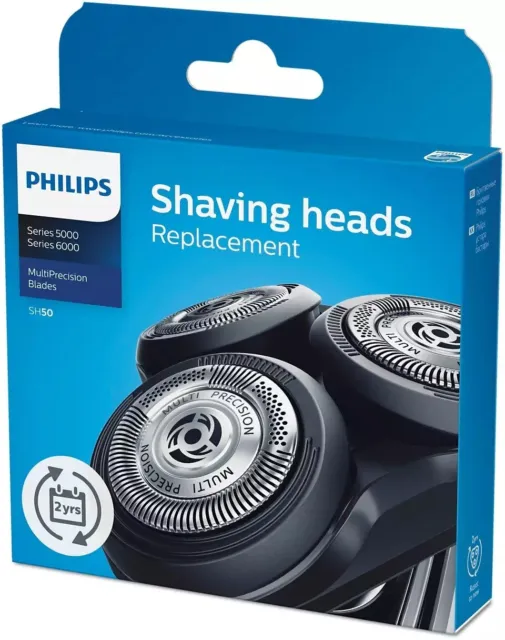 Philips SH50/50 Shaving Heads Replacement Blades S6xxx S5xxx Shavers PT8xx PT7xx