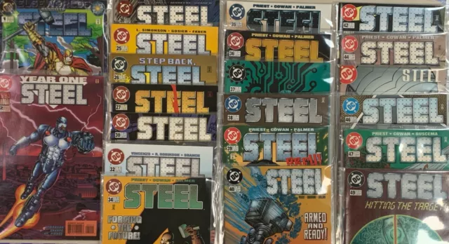 DC Comics Steel Mix Bundle (21 Comics Include 2x Annuals