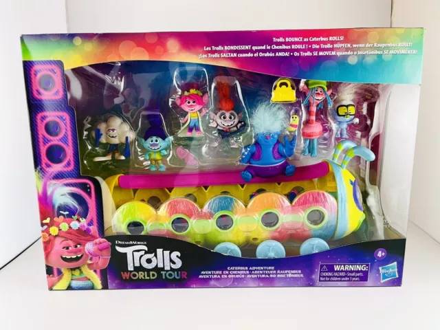 DREAMWORKS TROLLS WORLD Tour Caterbus Adventure Toy Set Poppy Branch Sale NEW 37.99 PicClick