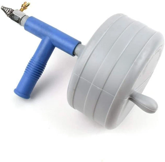 Clogged Drain Spring Cleaner Snake Auger (50FT (15Meter))