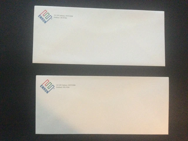 2 Enron Envelopes 2 Enron Envelopes