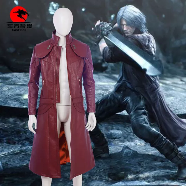 New Unisex's Devil May Cry Dante DMC 5 Cosplay Costume Jacket coat Cosplay  #98