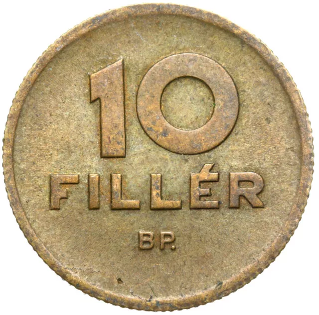 Ungarn - Münze - 10 Filler 1947 BP - Budapest - Taube - ERHALTUNG !